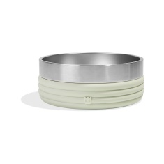 Comedouro Zee.Dog Tuff Médio Rings Sage para Cães