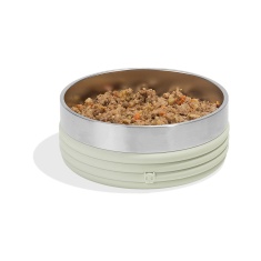 Comedouro Zee.Dog Tuff Médio Rings Sage para Cães