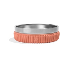 Comedouro Zee.Dog Tuff Pequeno Stripes Clay para Cães