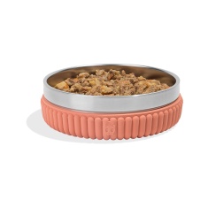 Comedouro Zee.Dog Tuff Pequeno Stripes Clay para Cães