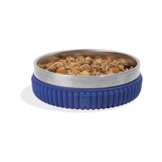 Comedouro Zee.Dog Tuff Pequeno Stripes Blue para Cães