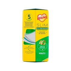 Tapete Higiênico Keldog Slim Eco Perfumado para Cães 30 Unidades