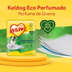 Tapete Higiênico Keldog Slim Eco Perfumado para Cães 30 Unidades