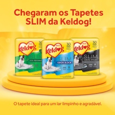 Tapete Higiênico Keldog Slim Eco Perfumado para Cães 30 Unidades