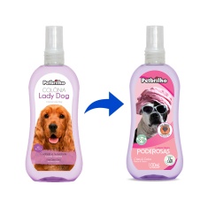 Perfume Petbrilho Vegano para Cães Fêmeas 100 ml