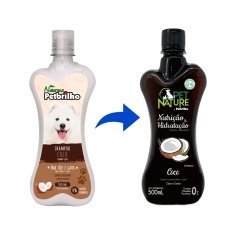 Shampoo Petbrilho Vegano Coco para Cães 500 ml