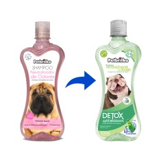 Shampoo Petbrilho Vegano Neutralizador de Odor Detox para Cães 500 ml