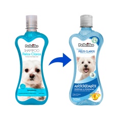 Shampoo Petbrilho Vegano Pelos Claros para Cães