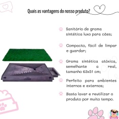 Sanitário American Pets Pet Park Luxo para Cães