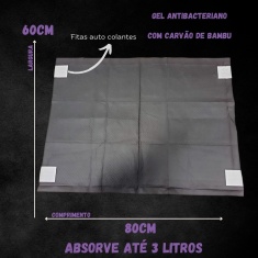 Tapete Higiênico Bpets Carvão de Bambu para Cães