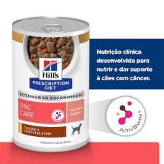 Ração Úmida Hill's Prescription Diet ONC Care Cuidado Oncológico para Cães 354g