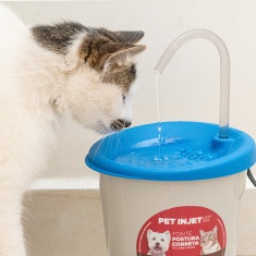 Fonte Pet Injet Postura Correta Azul para Cães e Gatos