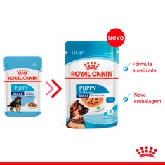 Ração Úmida Royal Canin Sachê Maxi Puppy para Cães Filhotes de Porte Grande - 140 g