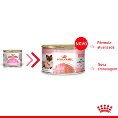 Ração Úmida Royal Canin Lata Mother & Babycat Instinctive para Gatas Gestantes/Lactantes e Gatos Filhotes 195 g