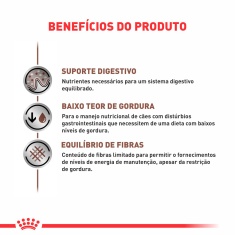 Ração Úmida Royal Canin Lata Veterinary Diet Gastrointestinal Low Fat para Cães Adultos - 420 g