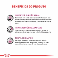 Ração Úmida Royal Canin Sachê Veterinary Diet Renal para Gatos com Insuficiência Renal - 85 g