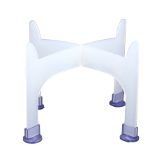 Comedouro Lilopety com Suporte Branco para Cães - P