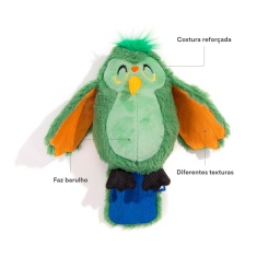 Brinquedo Louro de Pelúcia Petz para Cães