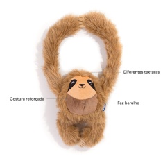 Brinquedo Bicho Preguiça de Pelucia Petz para Cães