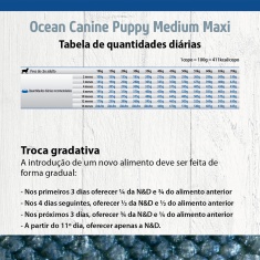Ração N&D Ocean para Cães Filhotes de Porte Médio e Grande Sabor Salmão e Melão 2,5kg