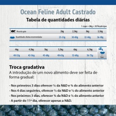 Ração N&D Ocean para Gatos Adultos Castrados Sabor Salmão e Melão