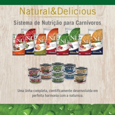 Ração N&D Grain Free para Cães Adultos de Raças Médias Sabor Frango e Romã