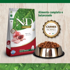 Ração N&D Grain Free para Cães Filhotes de Raças Grandes sabor Frango e Romã 10,1kg