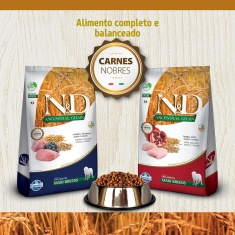 Ração Farmina N&D Ancestral Grain para Cães Adultos de Raças Grandes Sabor Frango e Romã - 10,1kg