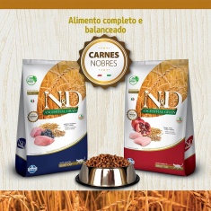 Ração Farmina N&D Ancestral Grain para Gatos Adultos Sabor Cordeiro e Blueberry