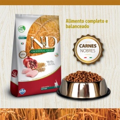 Ração Farmina N&D Low Grain para Gatos Filhotes Sabor Frango e Romã
