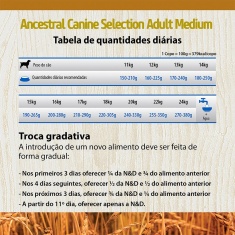 Ração Farmina N&D Ancestral Selection  para Cães Adultos de Raças Médias Sabor Carne - 15kg