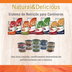 Ração N&D Pumpkin para Cães Adultos Raças Média sabor Cordeiro, Abóbora e Blueberry