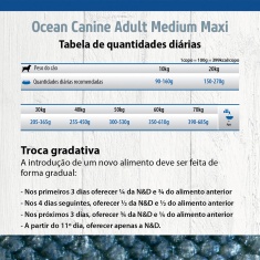 Ração N&D Ocean para Cães Adultos de Porte Médio e Grande Sabor Salmão e Melão