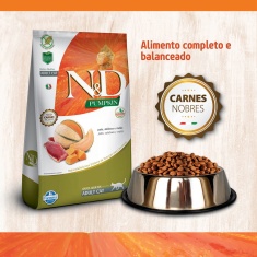Ração Pumpkin N&D para Gatos Adultos Sabor Pato