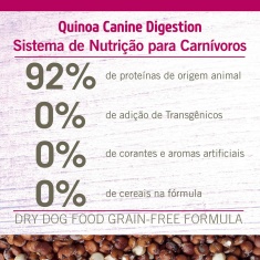 Ração Quinoa N&D para Cães Adultos Digestion sabor Cordeiro