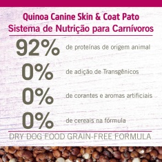 Ração Quinoa N&D para Cães Skin & Coat sabor Pato