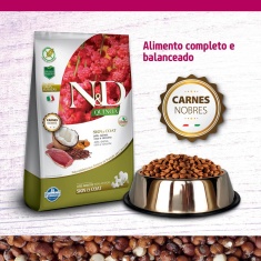 Ração Quinoa N&D para Cães Skin & Coat sabor Pato