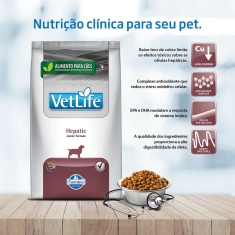 Ração Vet Life Hepatic para Cães