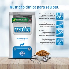 Ração Vet Life Natural Hypoallergenic para Cães Adultos
