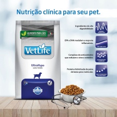 Ração Ultrahypo Vet Life para Cães