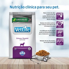 Ração Vet Life Natural Urinary Ossalati para Cães Adultos