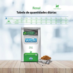 Ração Vet Life Natural Renal para Gatos Adultos