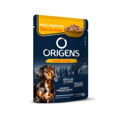 Sachê Origens para Cães Adultos de Porte Pequeno Sabor Frango com Cenoura 85g