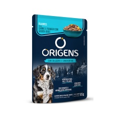 Sachê Origens para Cães Filhotes Sabor Carne e Frango com Batata-Doce 85g