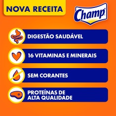 Ração Champ Carne e Cereal para Cães Adultos