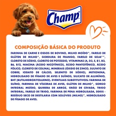 Ração Champ Carne e Cereal para Cães Adultos