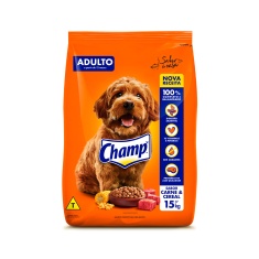 Ração Champ Carne e Cereal para Cães Adultos