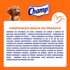 Ração Champ Carne e Cereal Para Cães Filhotes 900 g