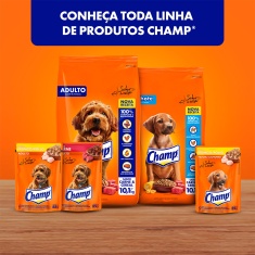 Ração Champ Carne e Cereal Para Cães Filhotes 900 g