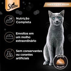 Ração Úmida Sheba Sachê para Gatos Adultos Sabor Atum 85g